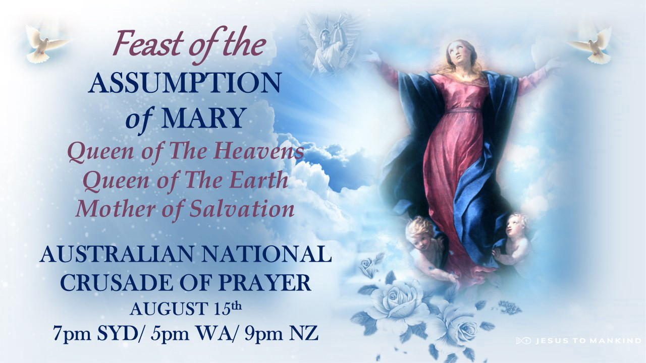 Jesus to Mankind Australia, August 2025 Newsletter