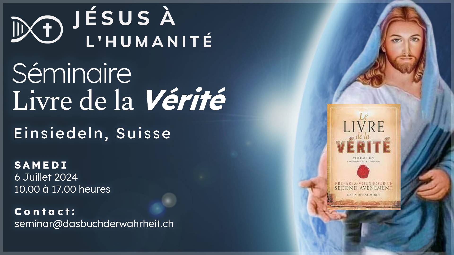 Séminaire en personne du Livre de la Vérité - Suisse