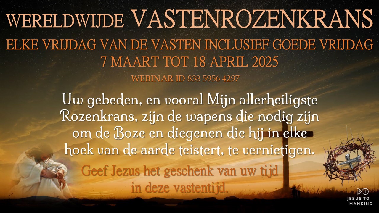 Wereldwijde vastenrozenkrans