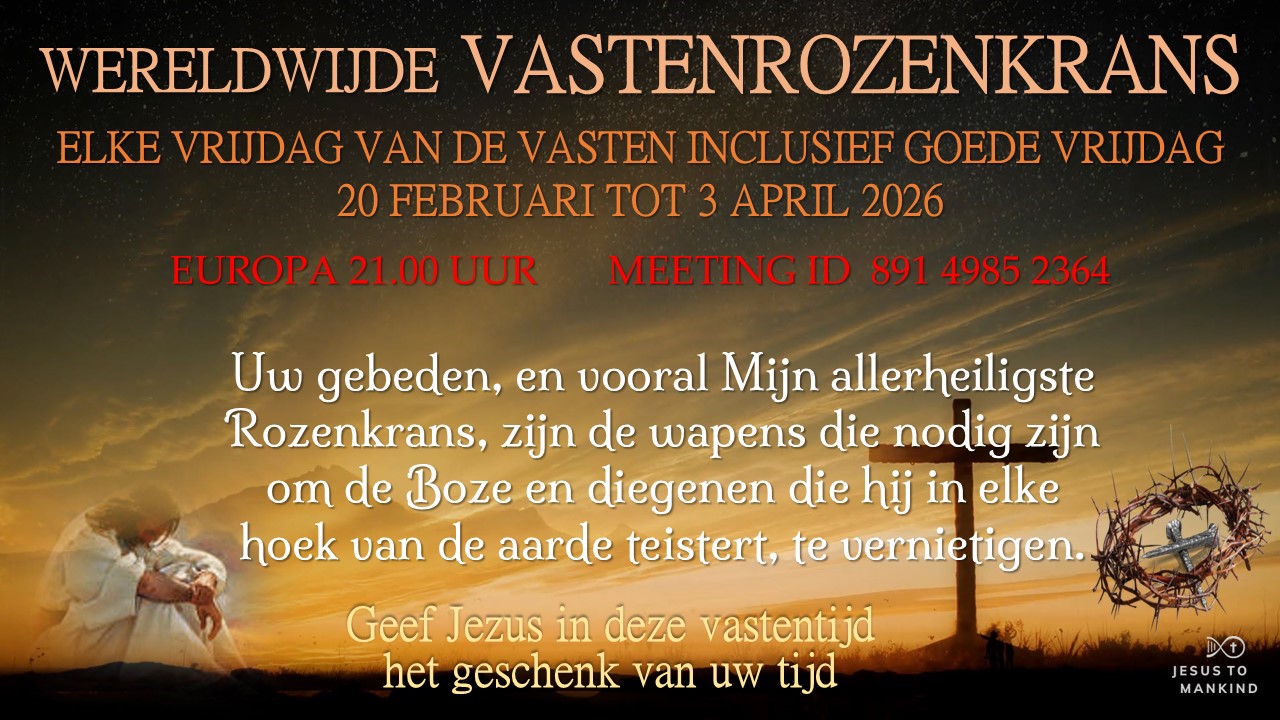 Wereldwijde vastenrozenkrans