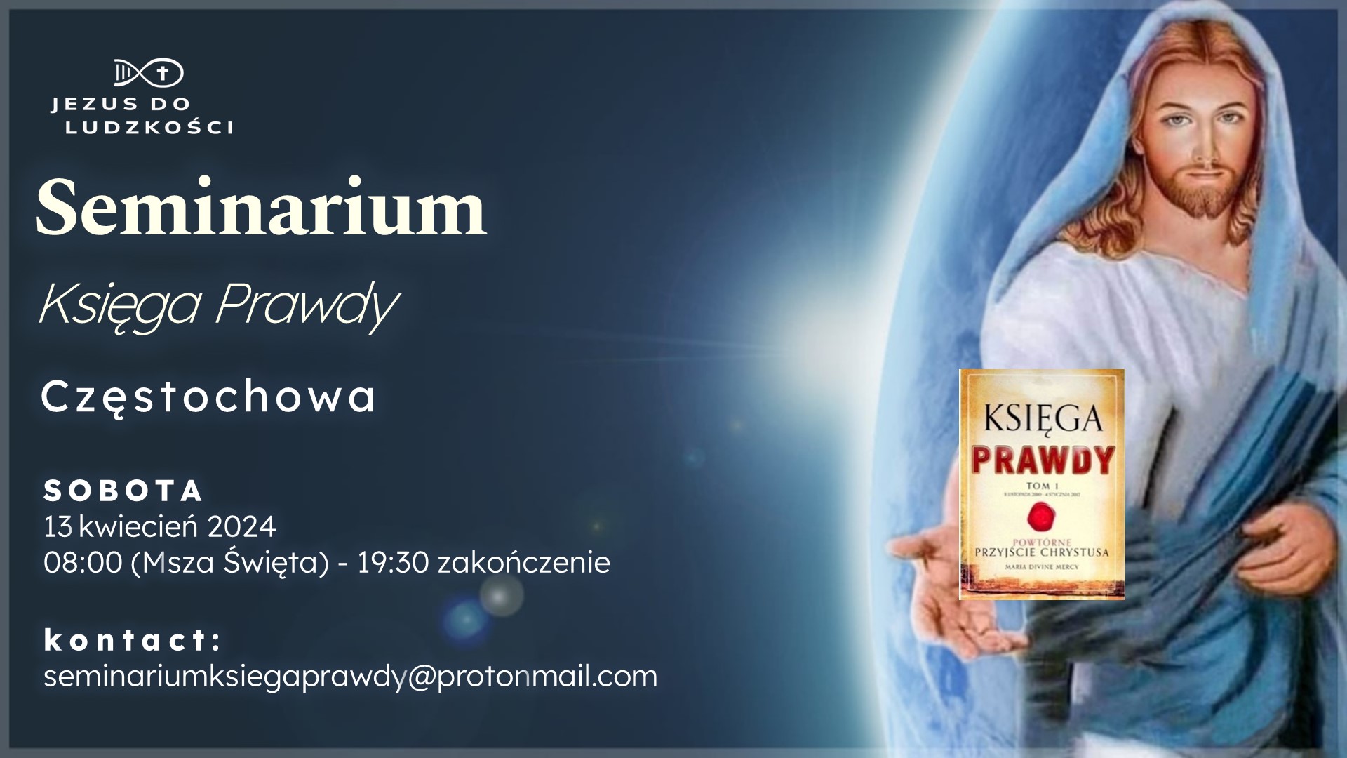 Oficjalne seminarium Księga Prawdy – 13 kwietnia 2024 r., Polska
