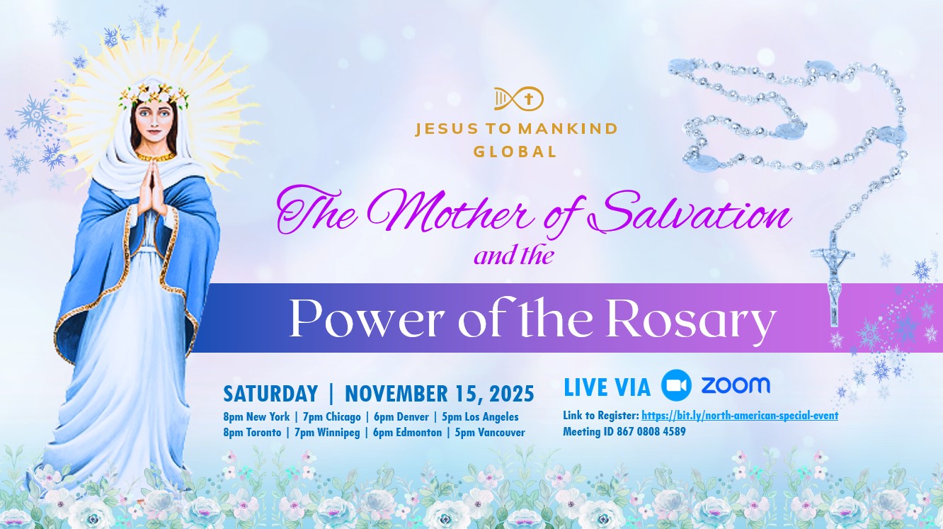 Reminder - Global Seminar: The Mother of Salvation and the Power of the Rosary
