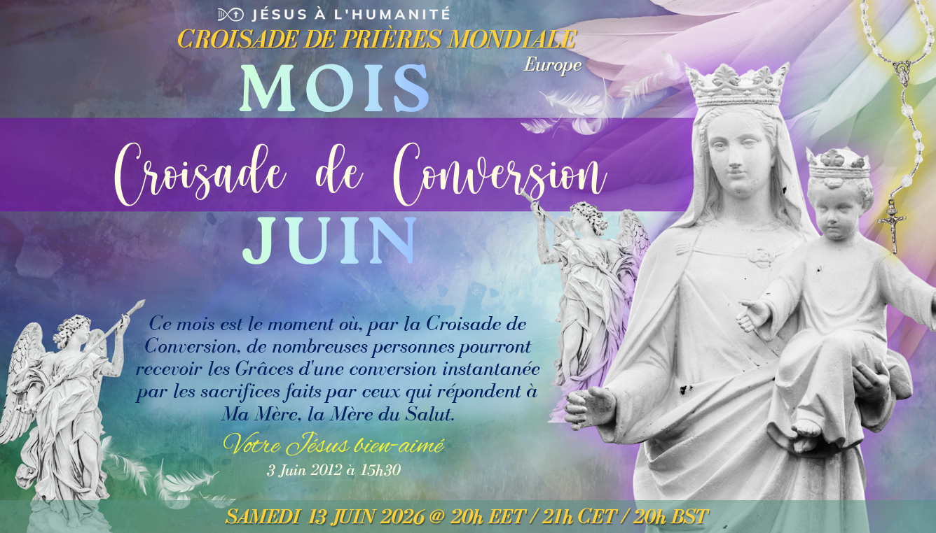 COP Mondial - Juin-Mois de la Croisade de Conversion