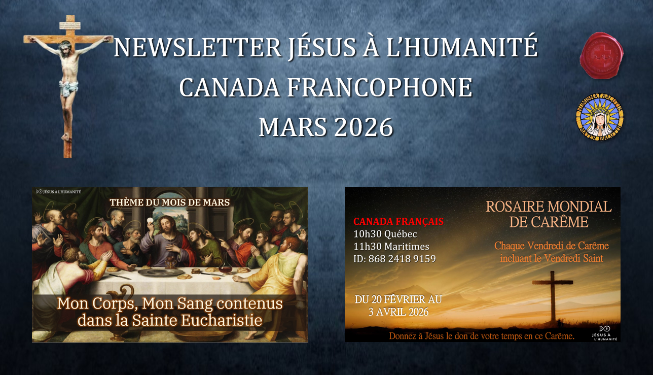 Évènements JAH du Canada Francophone – Mars 2026