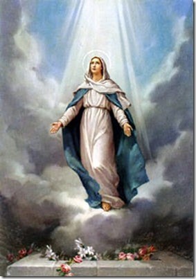 From JTM English Canada:  August 15 Feast of the Assumption of the Blessed Virgin Mary