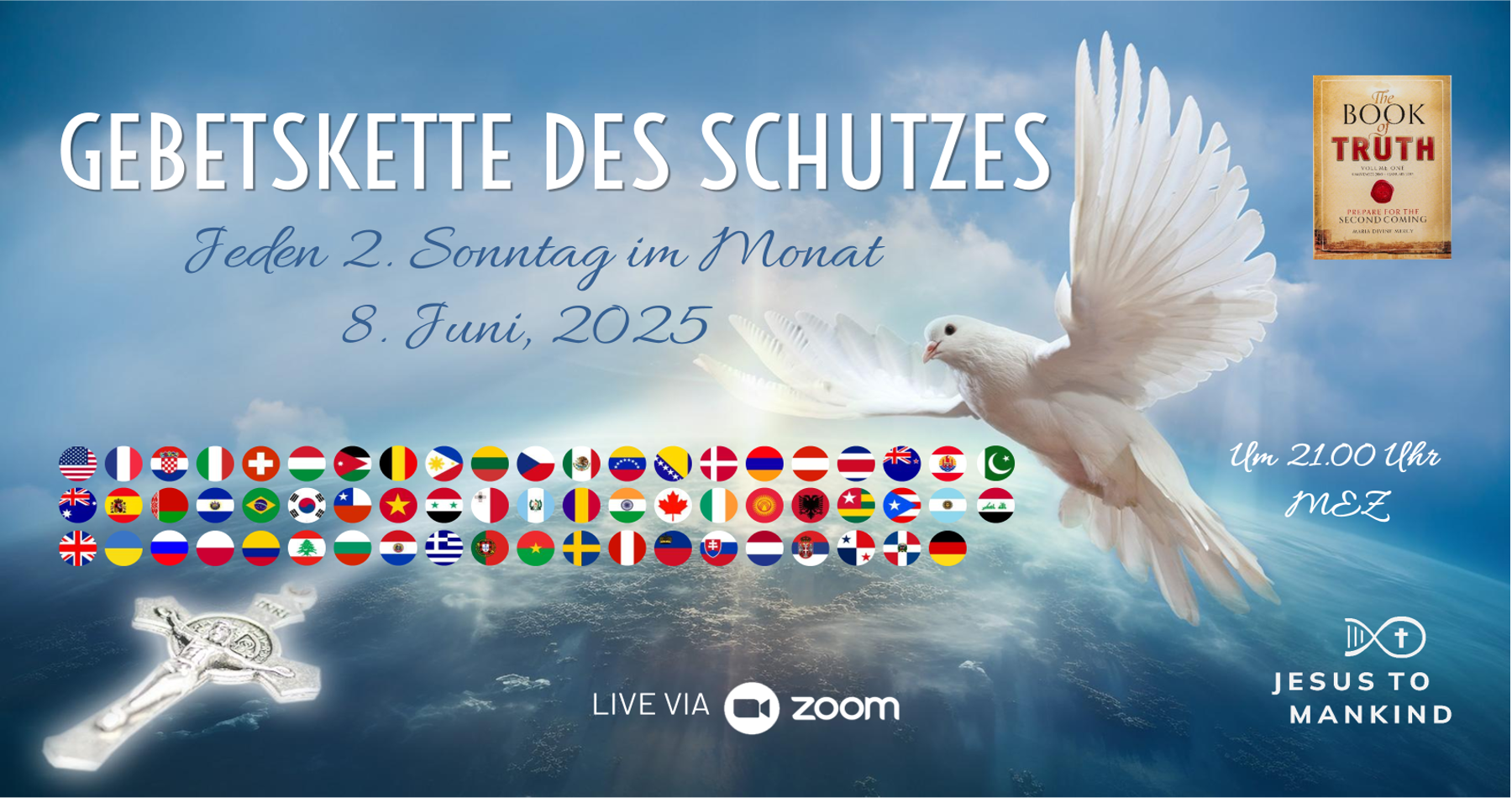 Globale Gebetskette des Schutzes EUROPA