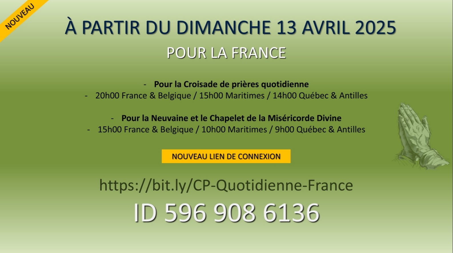 Croisade Quotidiennes de Prières da la France