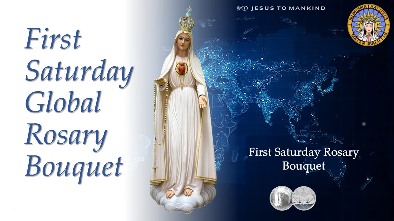 First Saturday Rosary Bouquet