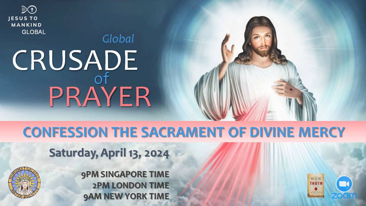 Global 60MIN Crusade of Prayer Confession the Sacrament of Divine Mercy