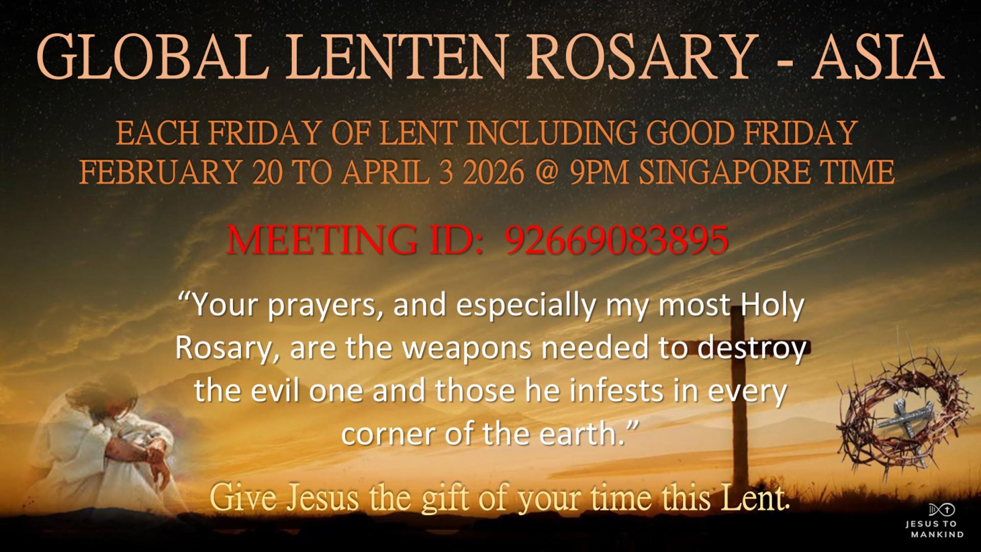Global Lenten Rosary - Asia