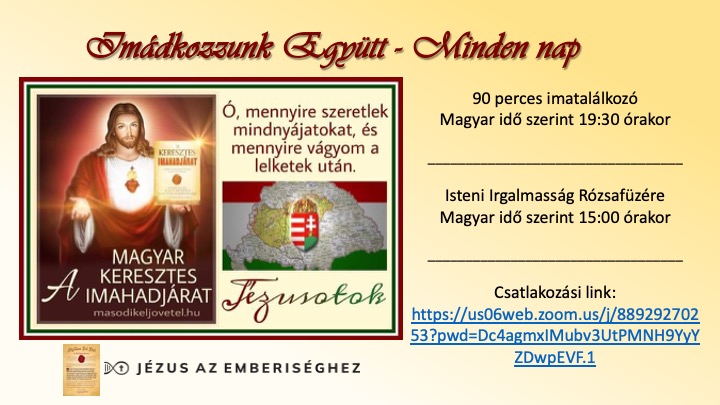 IMÁDKOZZUNK EGYÜTT - MINDEN NAP