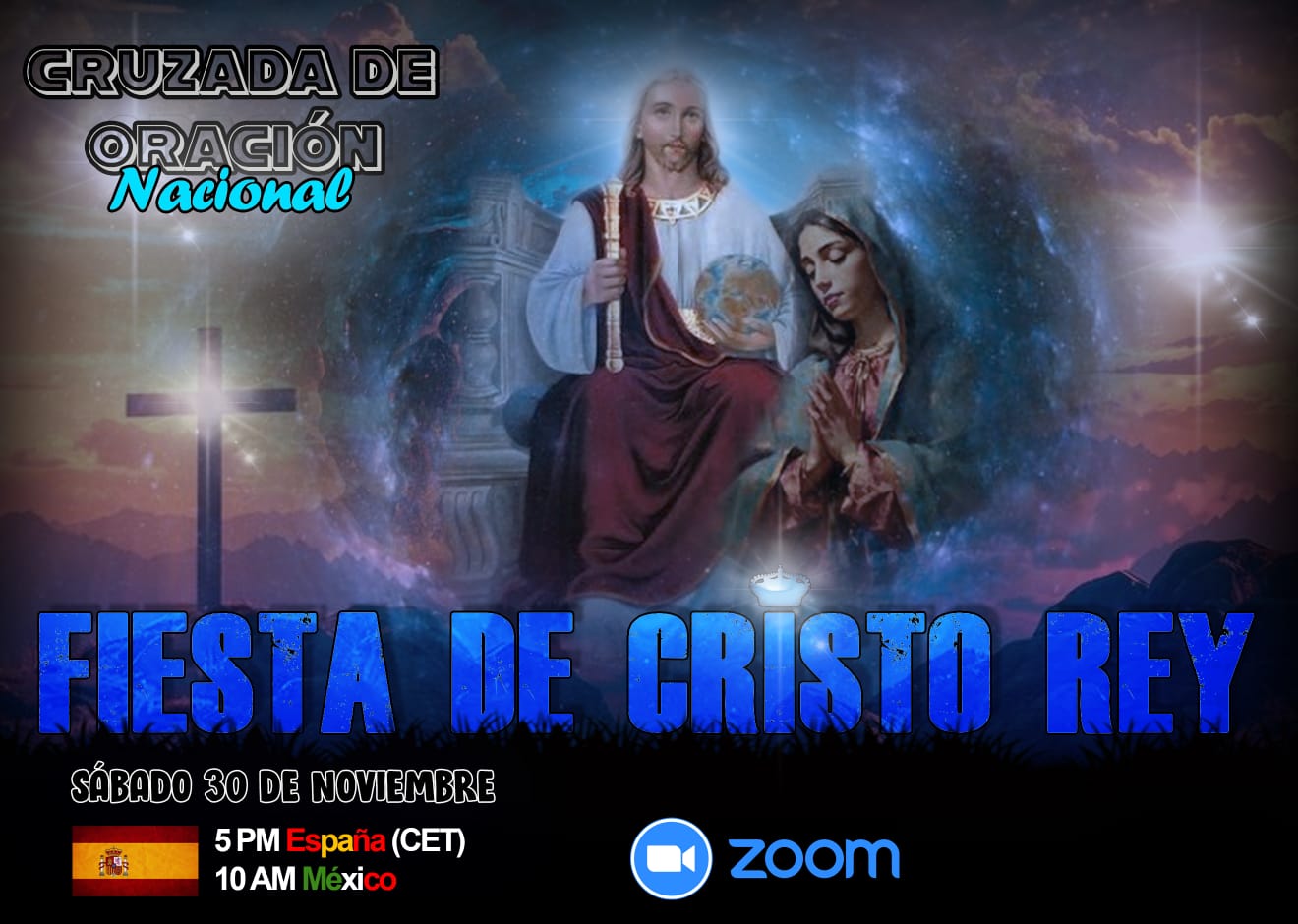 Cruzada Nacional de Oración de España – Fiesta de Cristo Rey