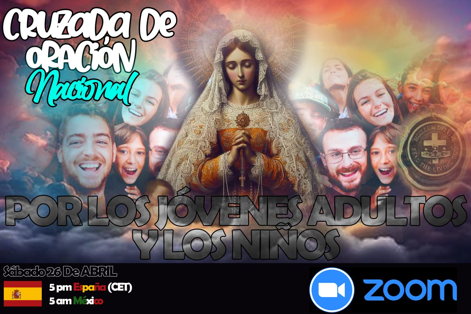 Interceder ante Dios por los jóvenes adultos y niños del mundo