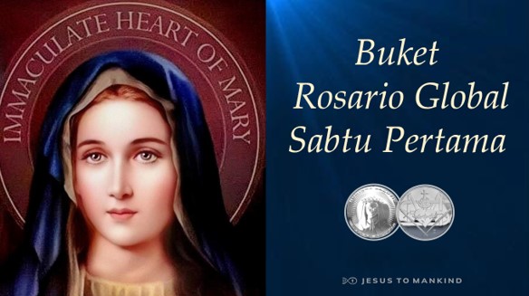 Buket Rosario Global Sabtu Pertama Jesus to Mankind