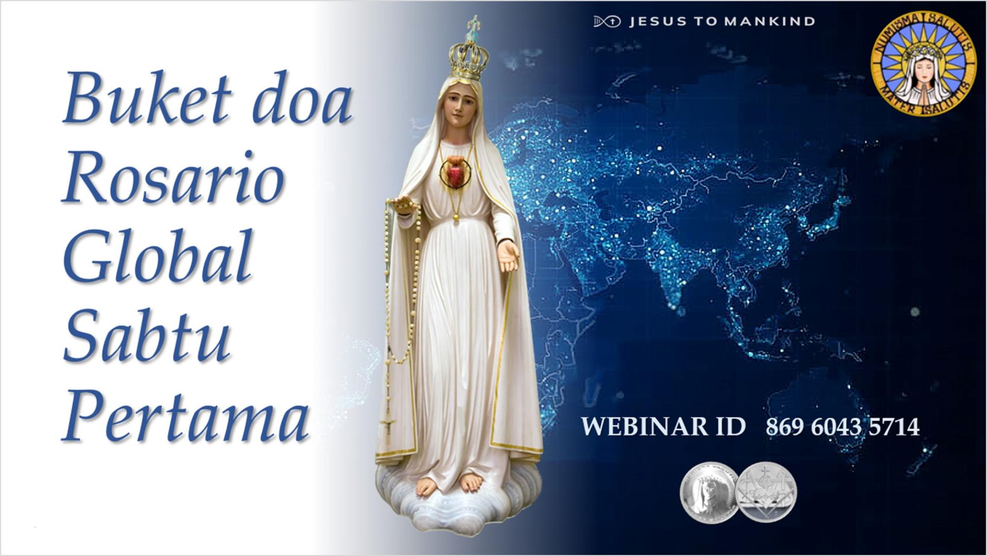 Buket Doa Rosario Global Sabtu Pertama Jesus to Mankind