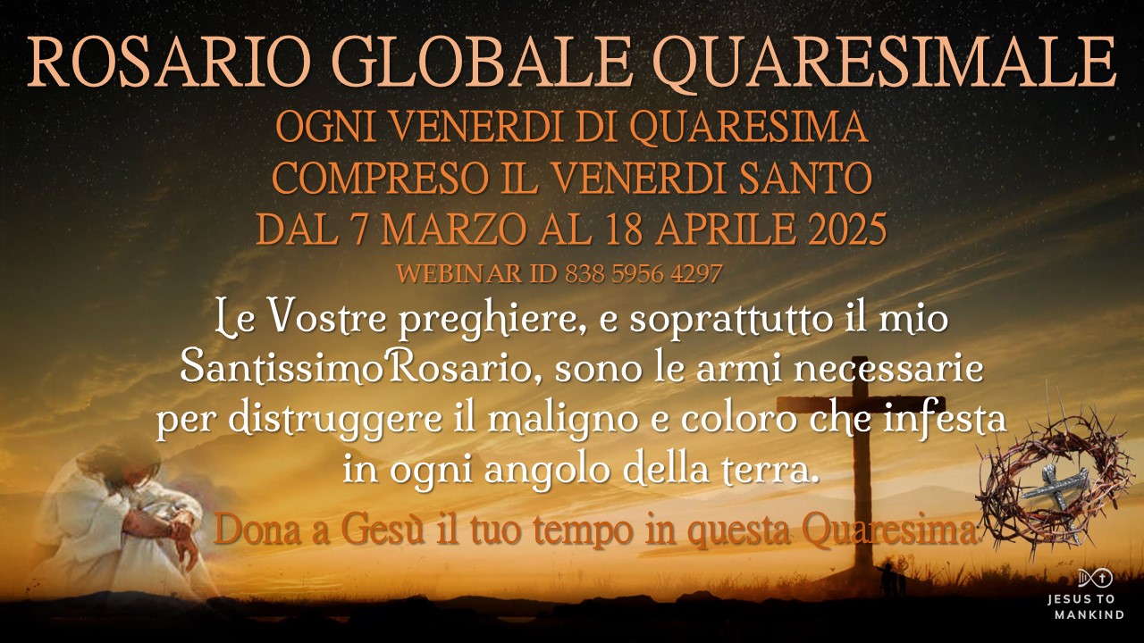 Rosario Globale Quaresimale