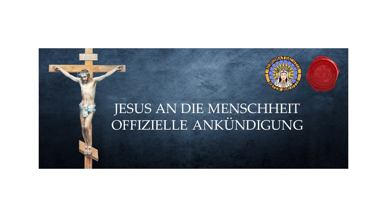 Offizielle Ankündigung – Vorstellung des offiziellen Bildes von Jesus Christus – 1. August 2026