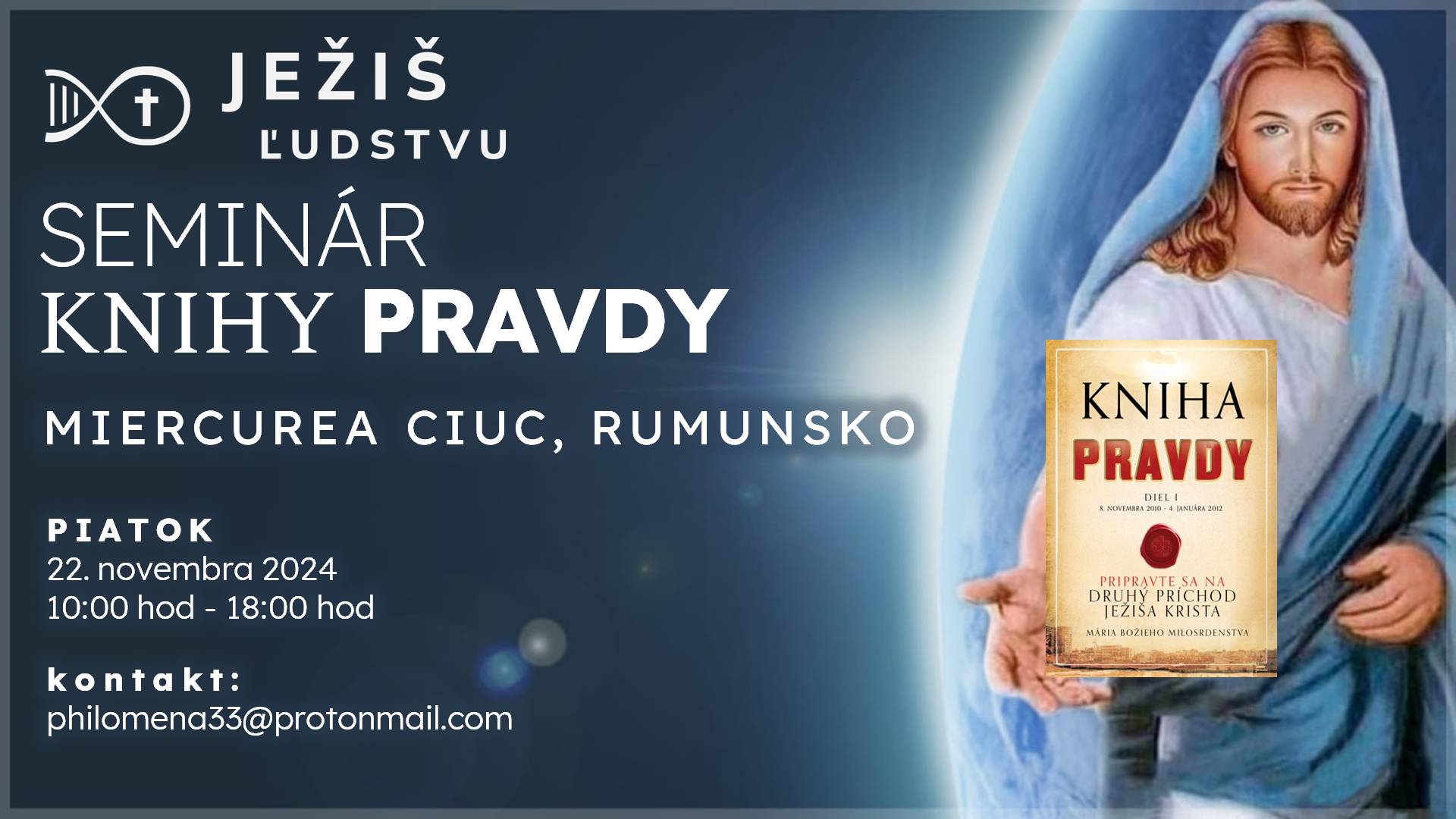 Seminár Knihy Pravdy - maďarský seminár v MIERCUREA CIUC, RUMUNSKO