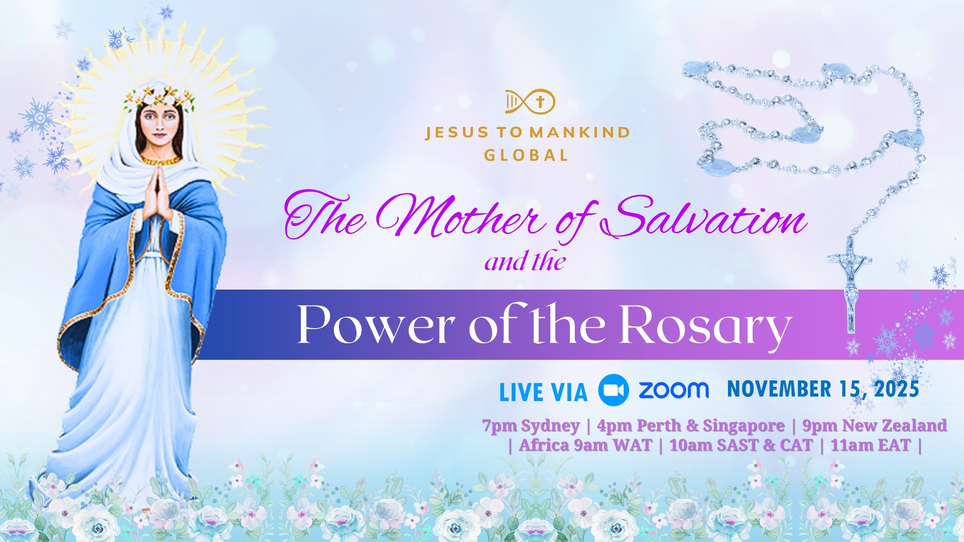SEMINAR - The Mother of Salvation and the Power of the Rosary