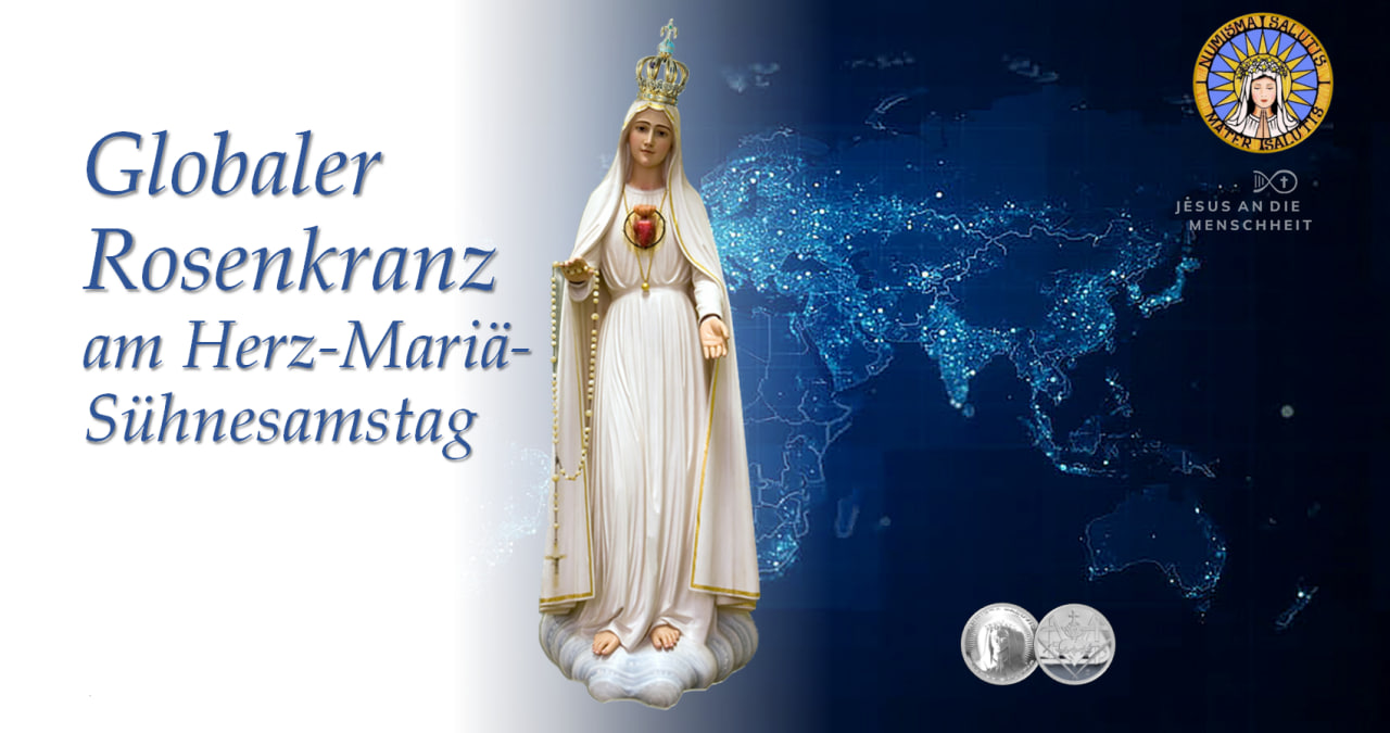 Globaler Rosenkranz am Herz-Mariä-Sühnesamstag – ÄNDERUNG FÜR DEN KARSAMSTAG – EUROPA