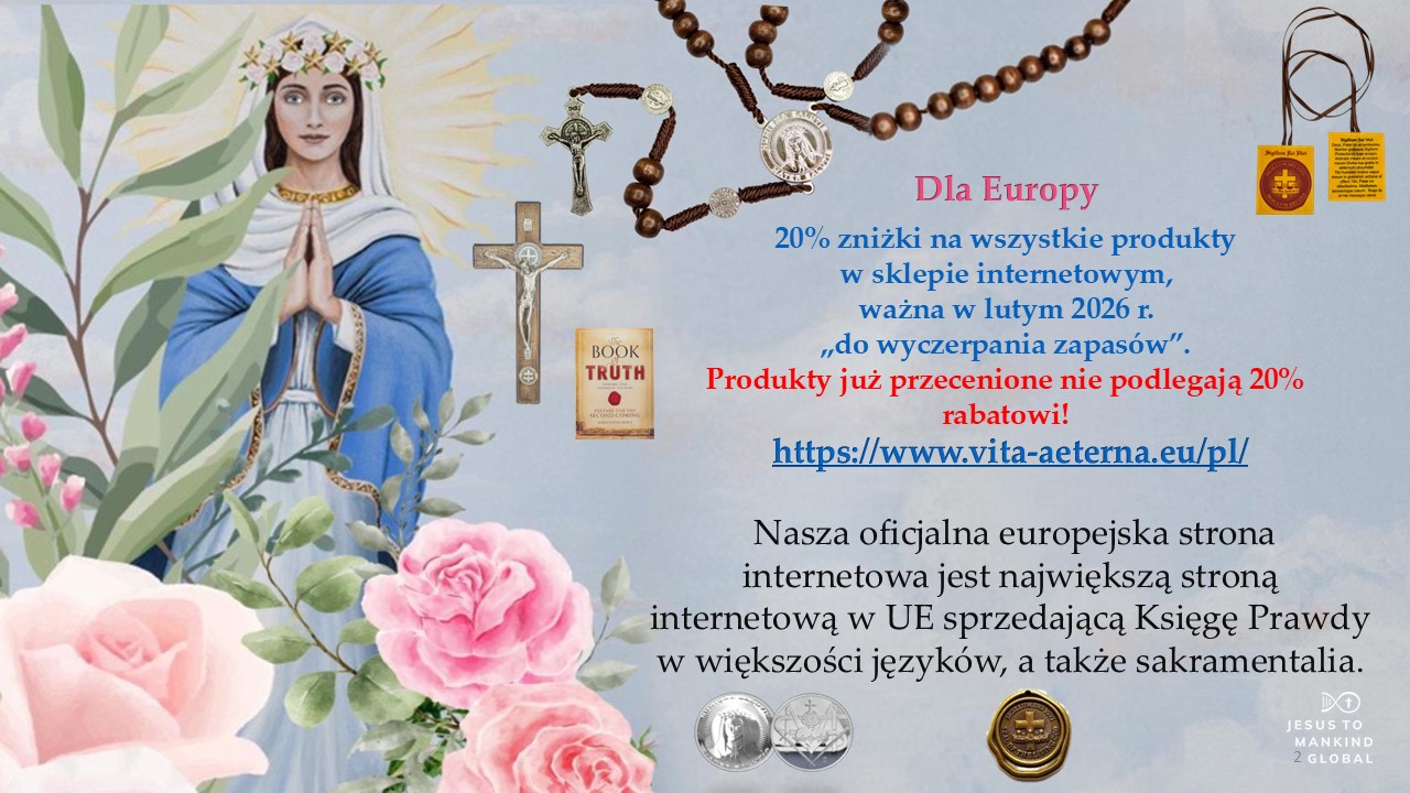 Specjalna oferta z 20% rabatem – sklep internetowy vita-aeterna