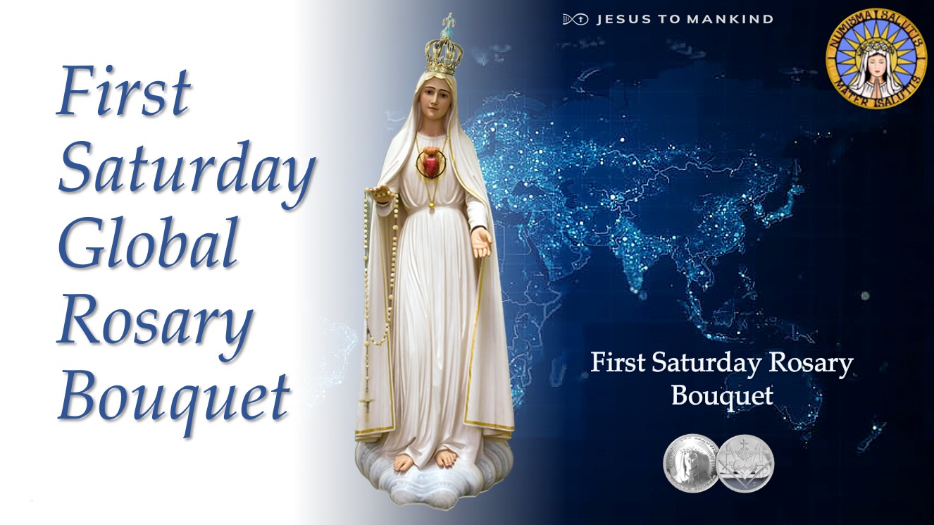 First Saturday Rosary Bouquet - May 3rd