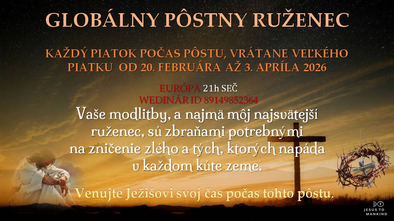 Globálny pôstny ruženec - Európa