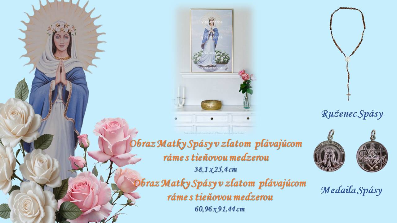 Špeciálna ponuka na mesiac Márie, Matky Spásy