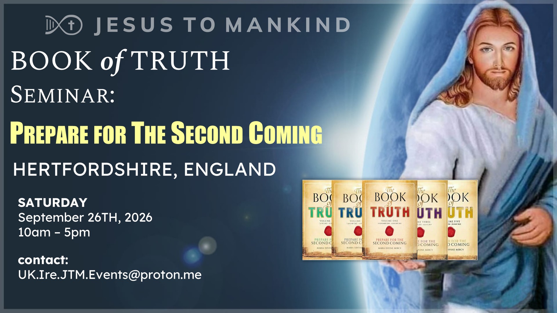 UK Book of Truth In-Person Seminar - September 2026