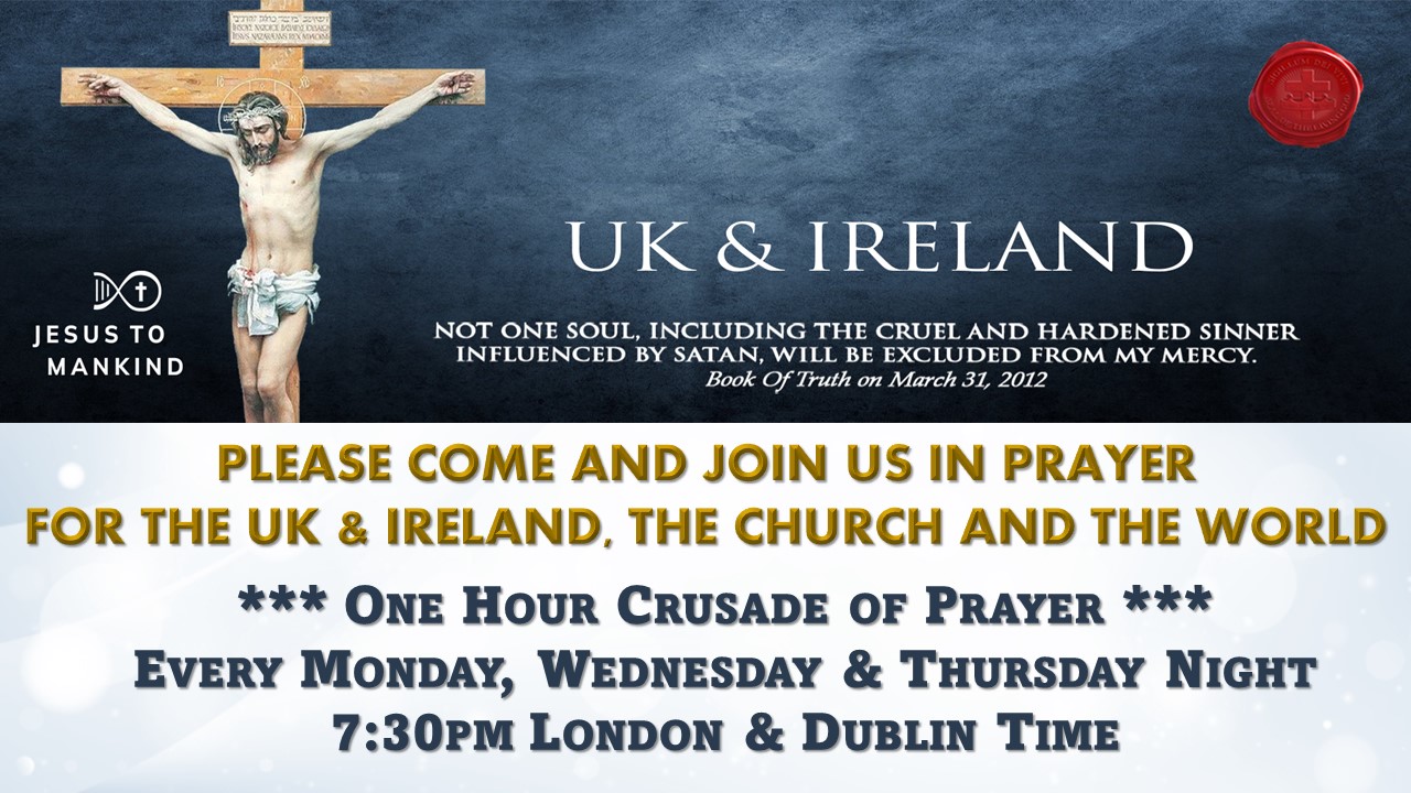 UK & Ireland - Break from COP Sessions from Holy Monday to Holy Thursday, and New Zoom Link
