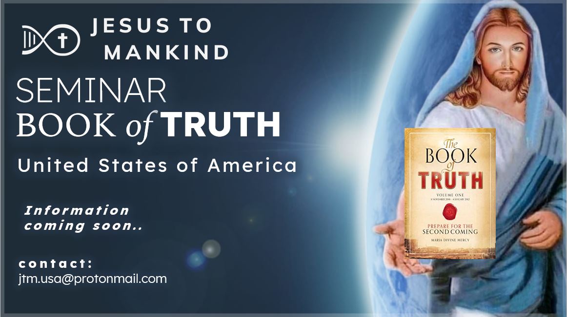 Jesus to Mankind USA In-Person Seminars for 2025