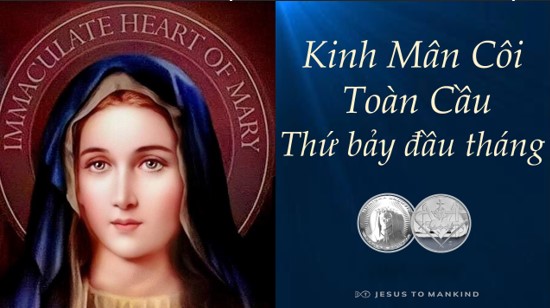 Kinh Mân Côi Toàn Cầu Thứ Bảy đầu tháng của Đạo Binh Chúa Giêsu đến với Nhân Loại